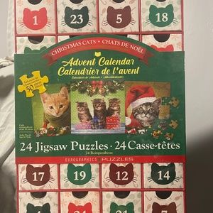 Cat puzzle advent calendar